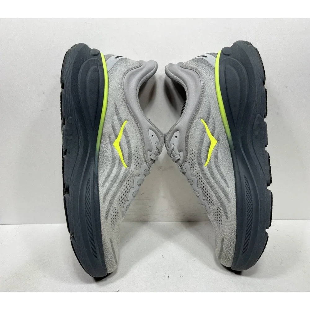 Hoka One One Bondi 9 Mens Size 13 D Gray Green Stardust Outer Orbit 1162011-SSTT